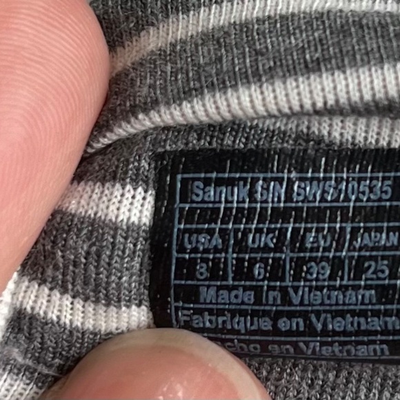 Sanuk Size 8 Yoga Sling Black Sandals Memory Foam Footbed Two Way Stretch Upper - Picture 6 of 8